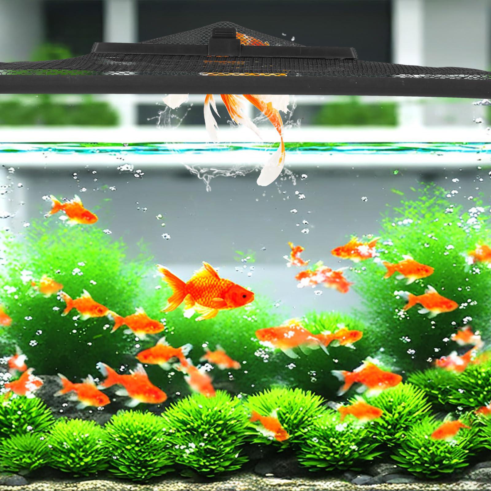 Aquarium Fish Jump Guard - Cubierta Superior para Acuario, Malla Protectora