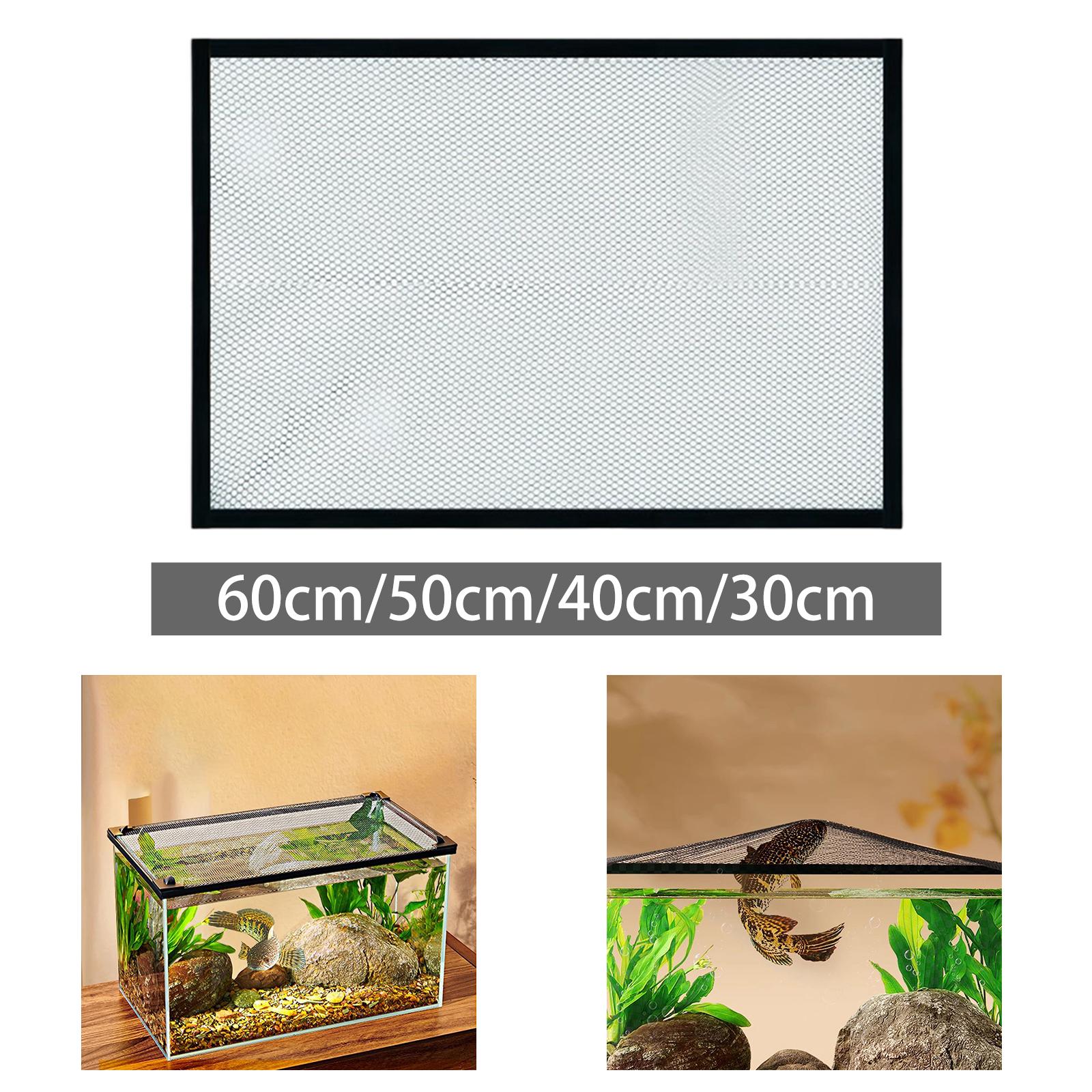 Aquarium Fish Jump Guard - Cubierta superior de pantalla de acuario,
