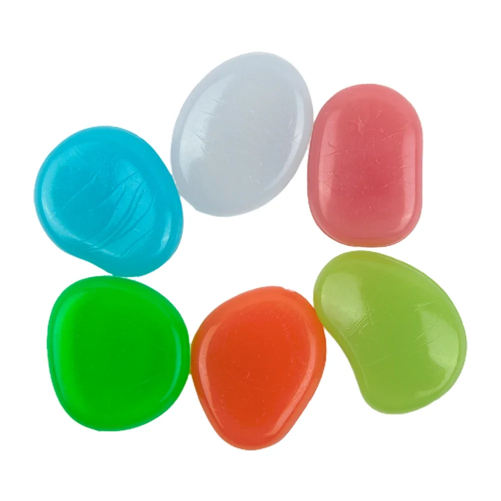 Aquarium Fish Glow In The Dark - 50 unids/set guijarros que brillan en