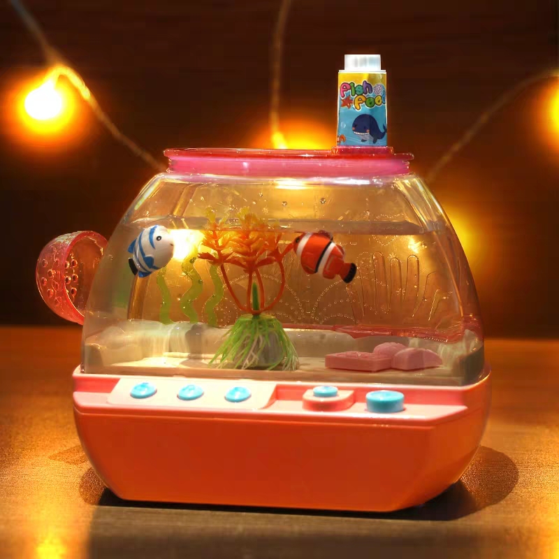 Aquarium Fish Game - Juguete novedoso y divertido acuario eléctrico