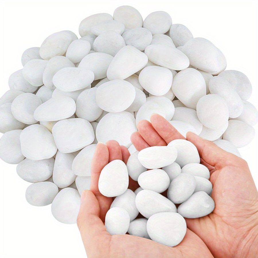 Aquarium Fish Types - 200/400g guijarros naturales blancos de alto