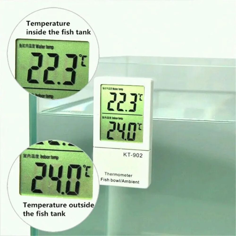 Aquarium Thermometer - Mini termómetro de acuario con pantalla