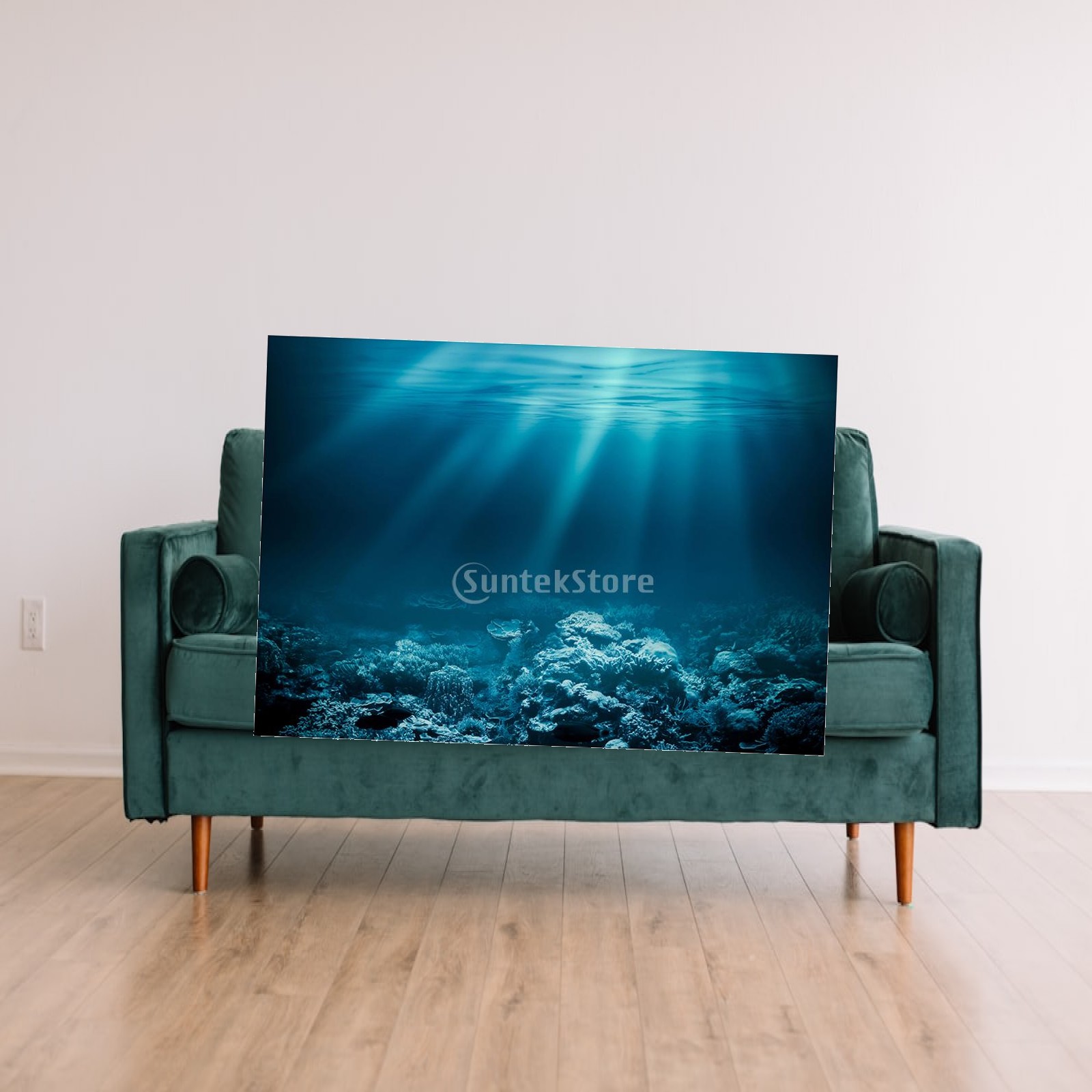 Fish In Aquarium Picture - Pegatina Adhesiva para Pecera, PVC 3D