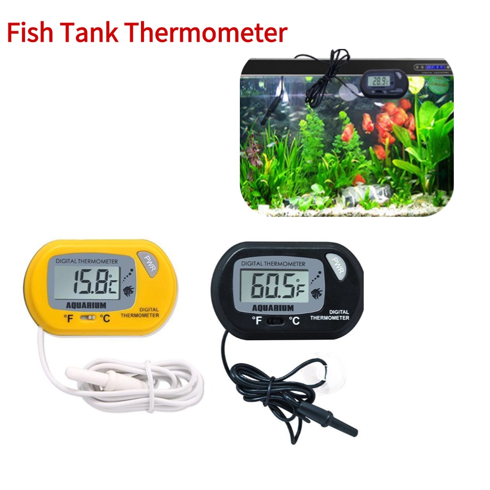 Aquarium Thermometer - Termómetro para pecera, termómetro electrónico resistente