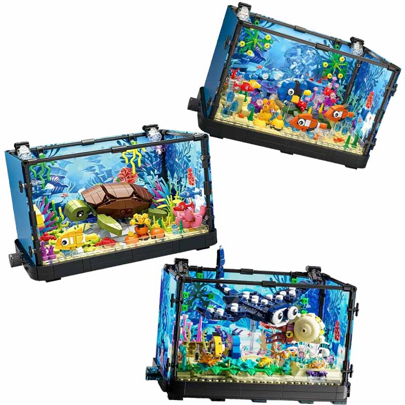 Aquarium Fish Game - Juego de bloques de construcción para