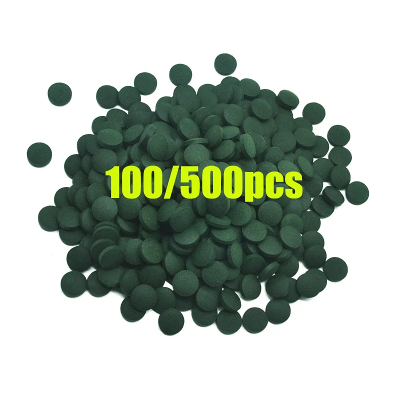 100 Uds. Tabletas de espirulin - Aquarium Fish Vitamin reseña y precio