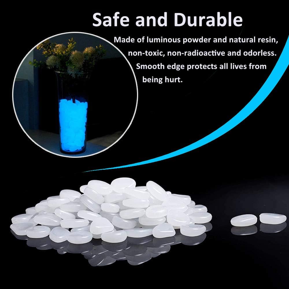Piedras de jardín para interio - Aquarium Fish Glow In The Dark reseña y precio