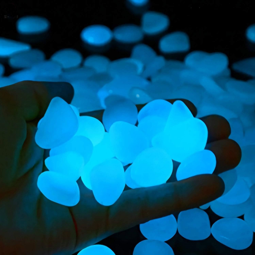 Piedras de jardín para interio - Aquarium Fish Glow In The Dark reseña y precio