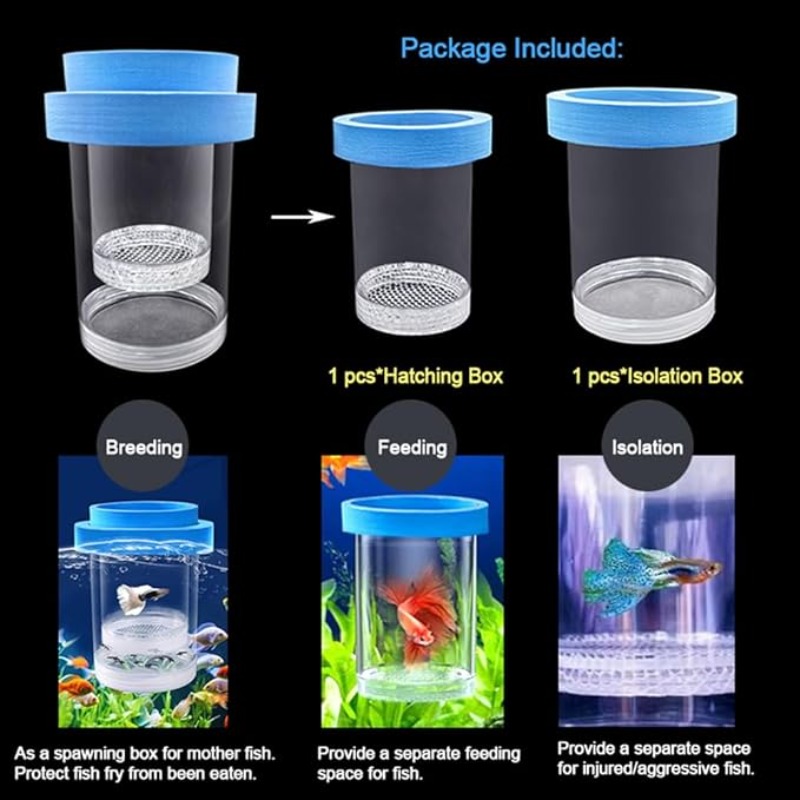 Caja de aislamiento flotante p - Box Fish In Aquarium reseña y precio