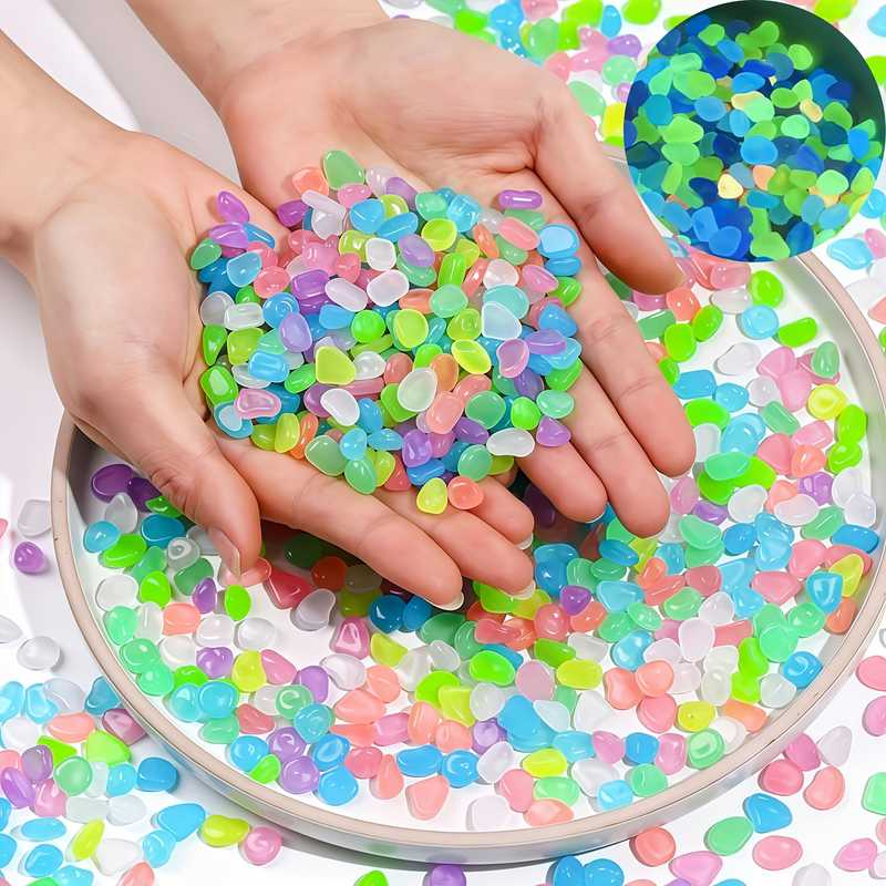 200 piezas de piedras brillant - Aquarium Fish Glow In The Dark reseña y precio