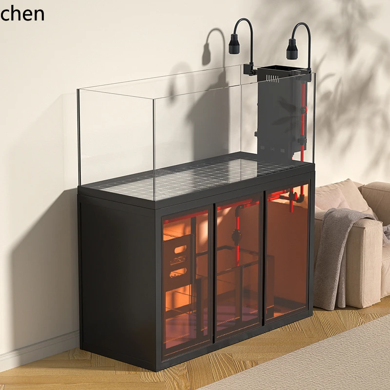 Acuario portátil YFY para sala - Aquarium Fish Live reseña y precio
