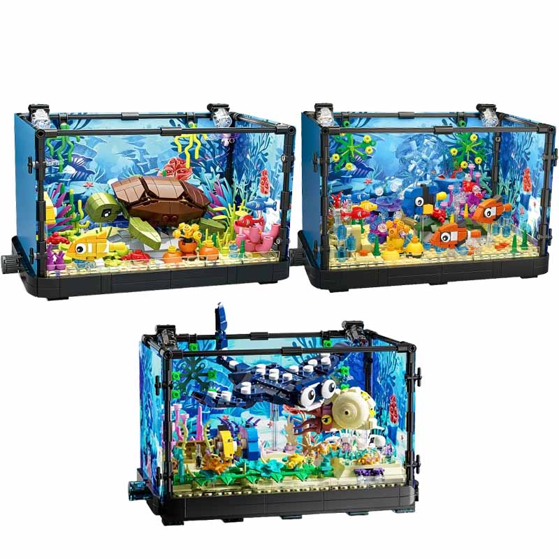 Juego de bloques de construcci - Aquarium Fish Types reseña y precio