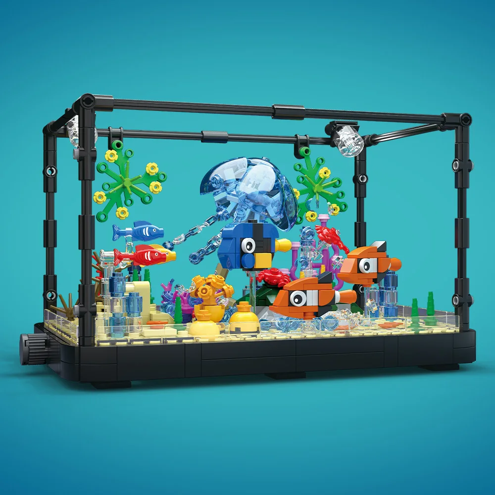 Juego de bloques de construcci - Aquarium Fish Types reseña y precio