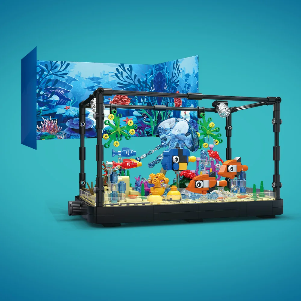 Juego de bloques de construcci - Aquarium Fish Types reseña y precio