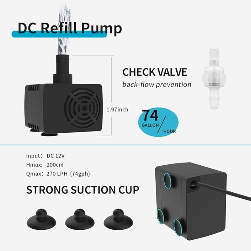 Fzone ATO580 sistema de recarg - Aquarium Auto Top Off reseña y precio