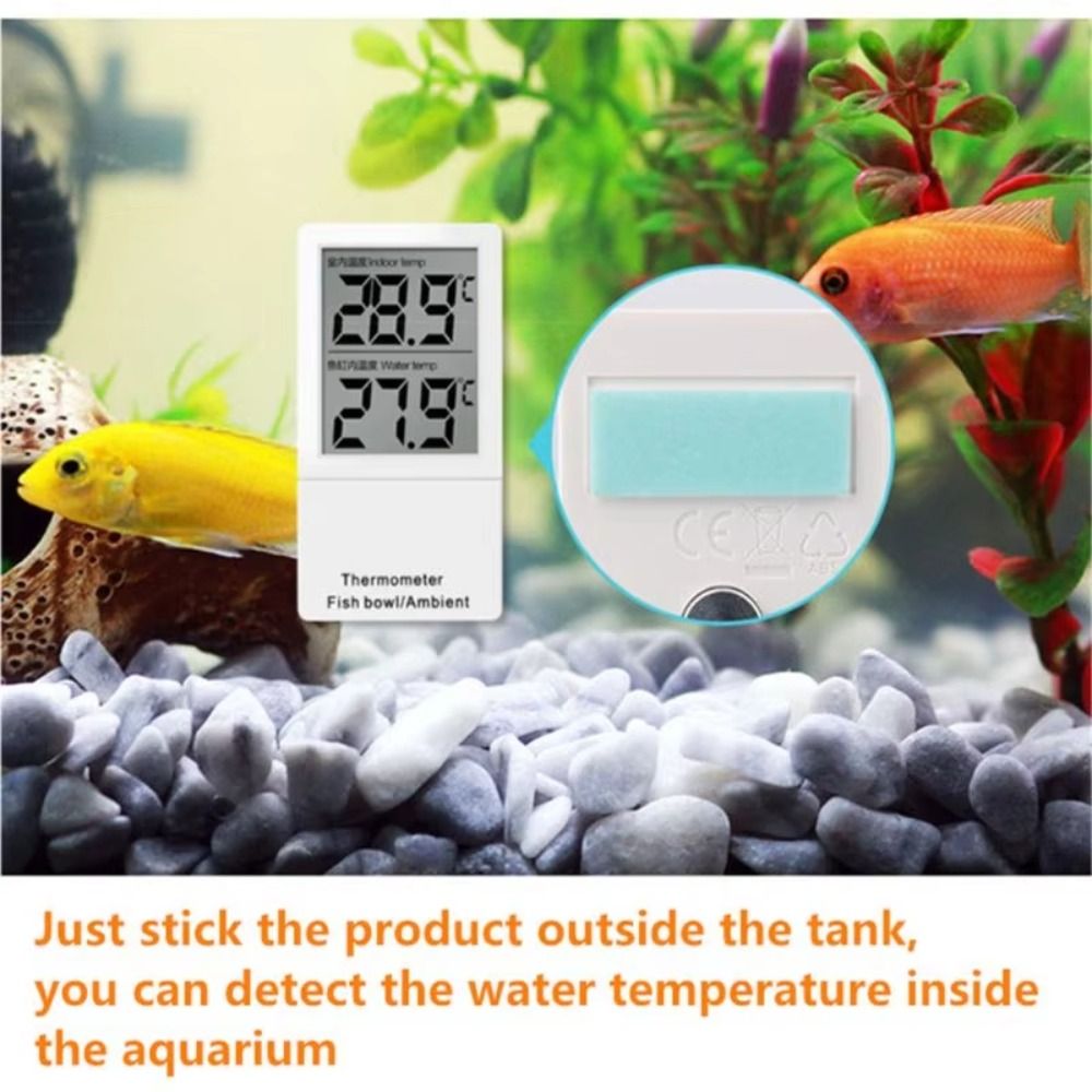 Mini termómetro de acuario con - Aquarium Thermometer reseña y precio