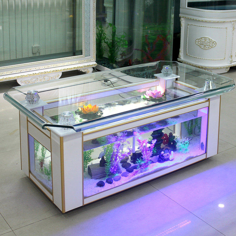 Mesa de Centro Ecológica Xihao - Aquarium Fish Live reseña y precio