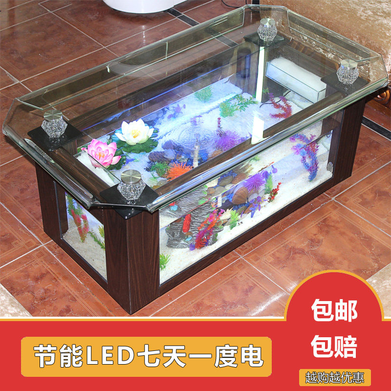 Mesa de Centro Ecológica Xihao - Aquarium Fish Live reseña y precio
