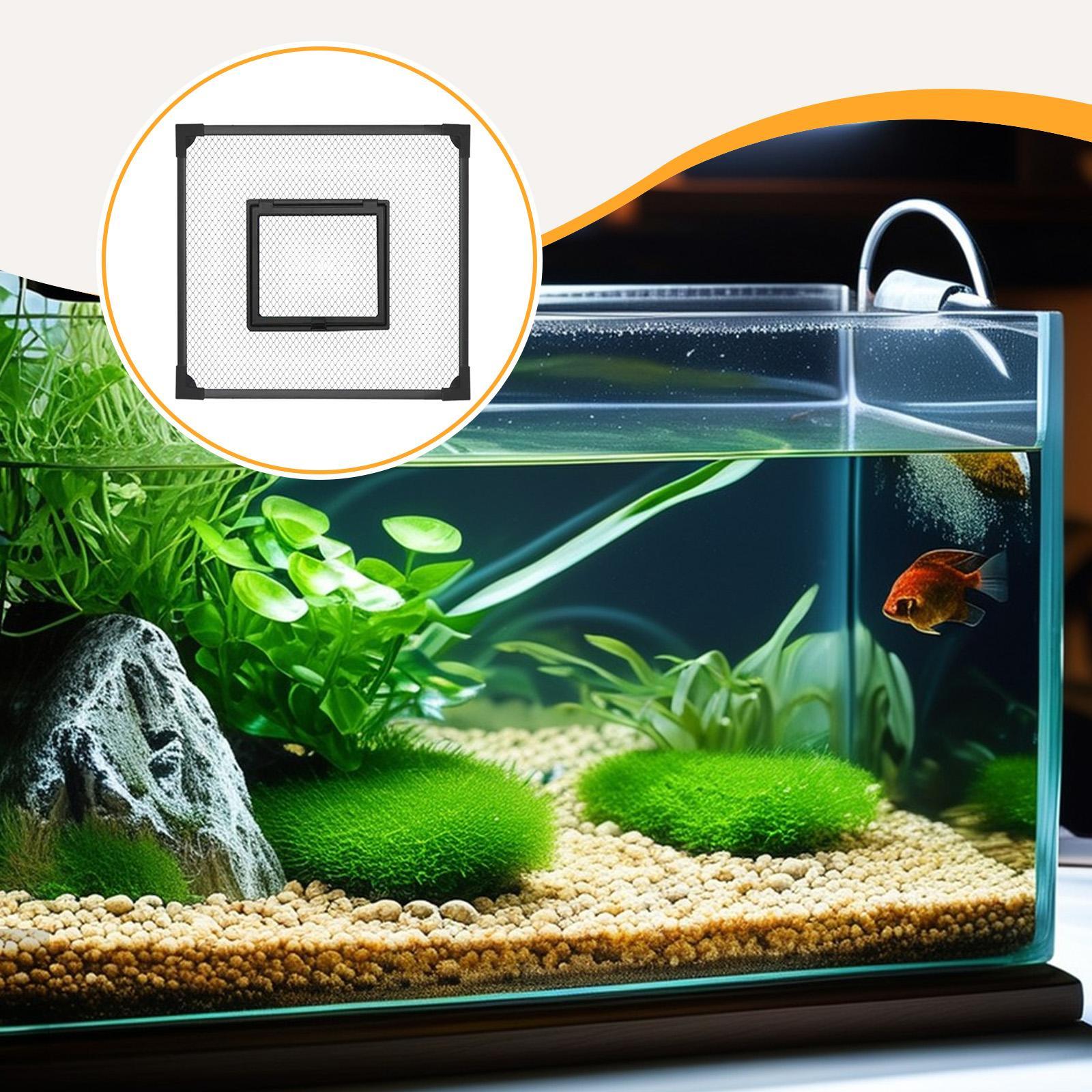Malla de seguridad para pecera - Aquarium Fish Jump Guard reseña y precio