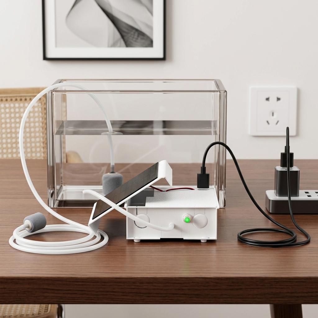 Bomba de Aire a Batería con Pi - Aquarium Fish Live reseña y precio