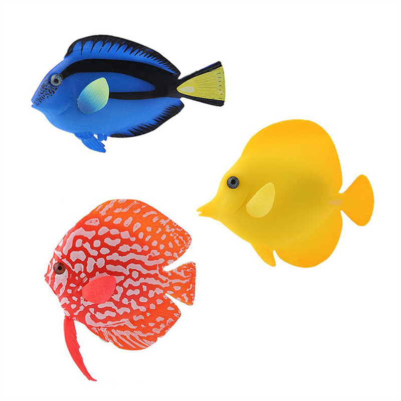 Adorno Luminoso de Silicona pa - Aquarium Fish Glow In The Dark reseña y precio