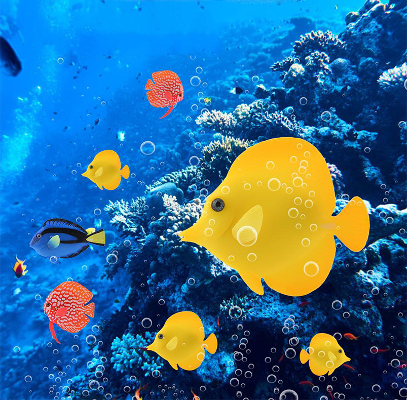 Adorno Luminoso de Silicona pa - Aquarium Fish Glow In The Dark reseña y precio