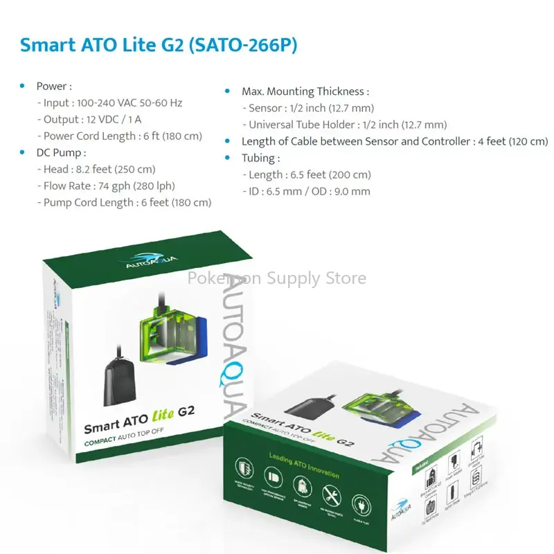 AutoAQUA Smart ATO Lite SATO-2 - Aquarium Auto Top Off reseña y precio