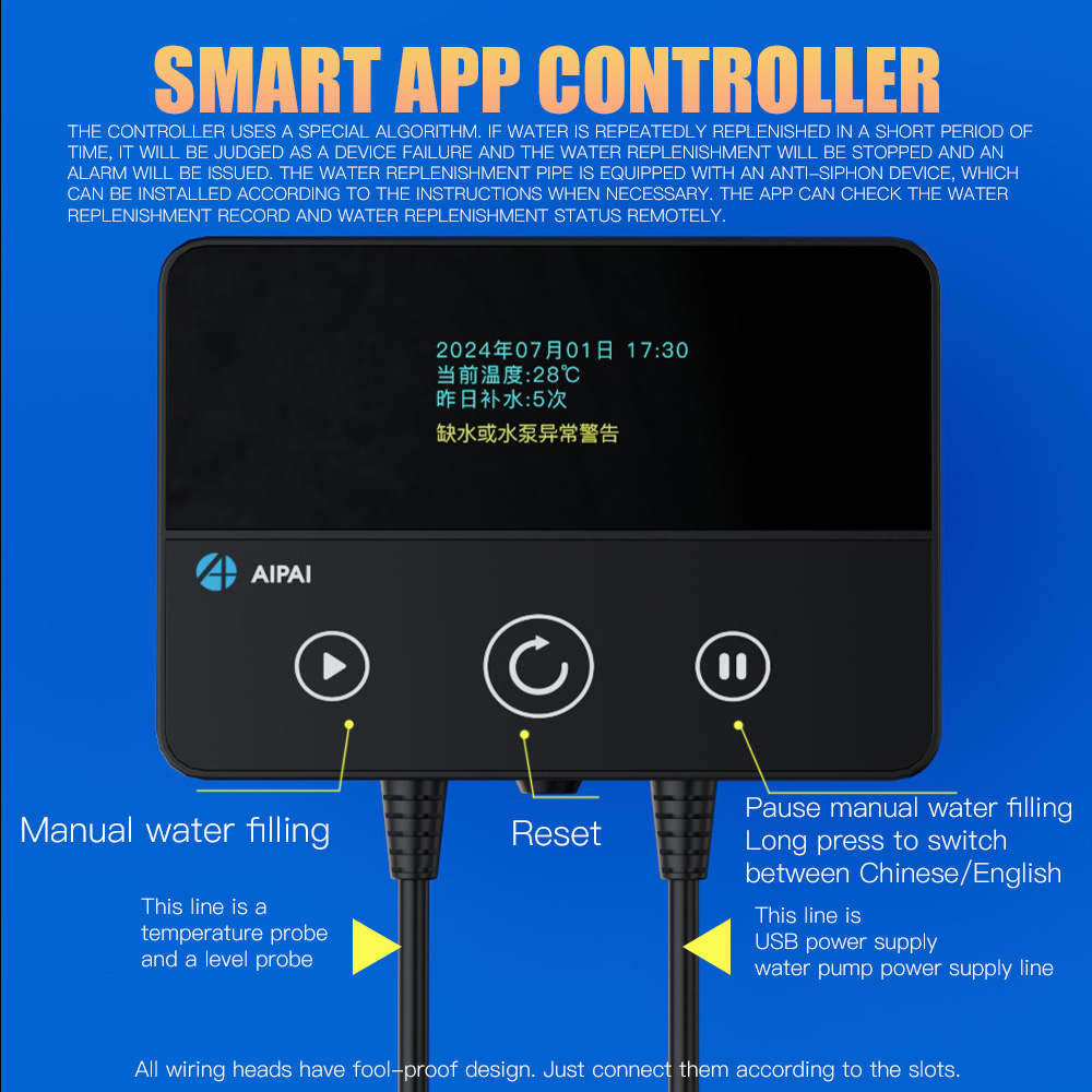 AIPAI-sistema inteligente ATO, - Aquarium Auto Top Off reseña y precio