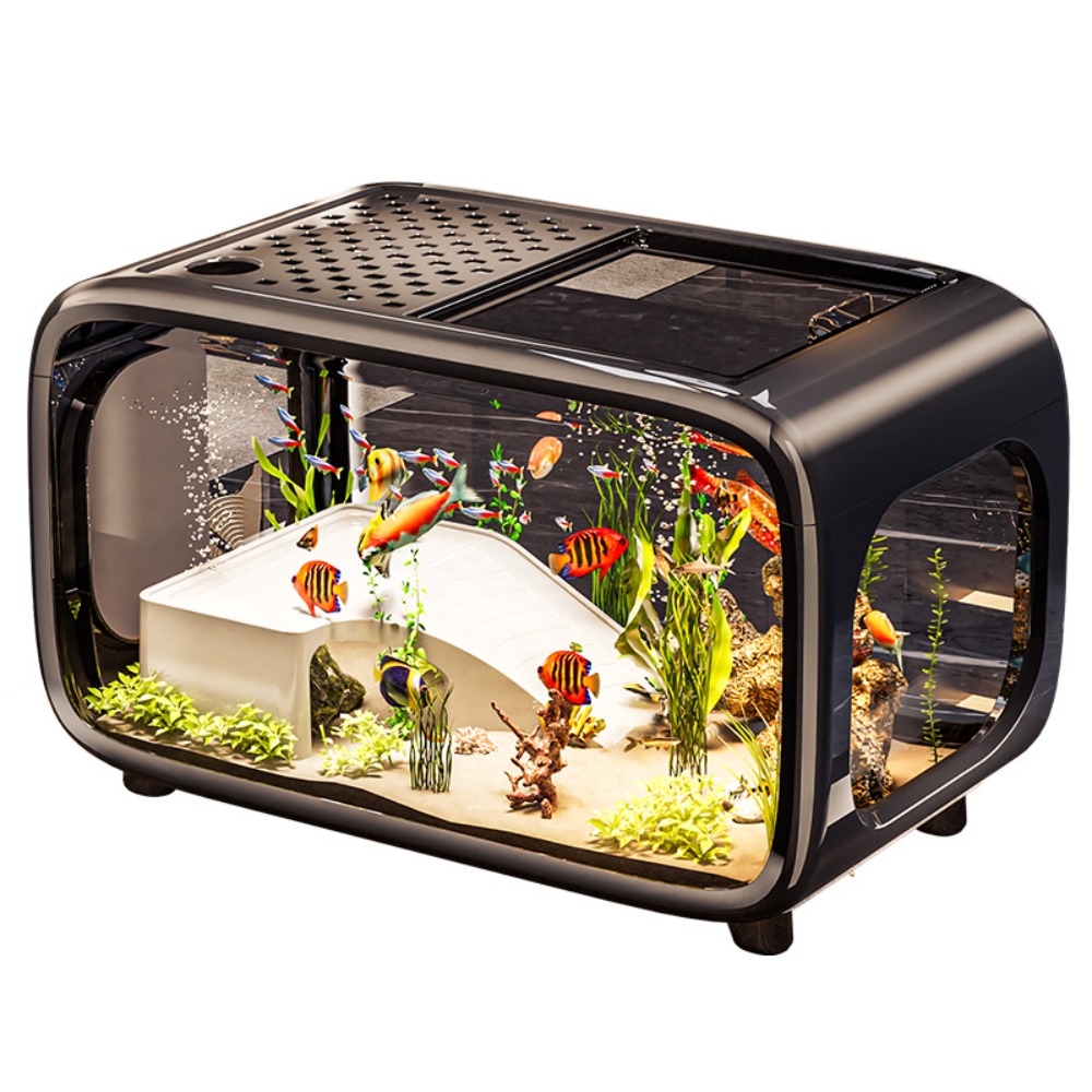 Pecera Ecológica Transparente  - Aquarium Fish Live reseña y precio