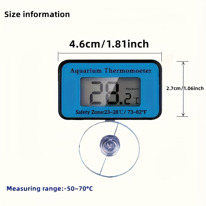 Termómetro Digital LCD para Ac - Aquarium Thermometer reseña y precio