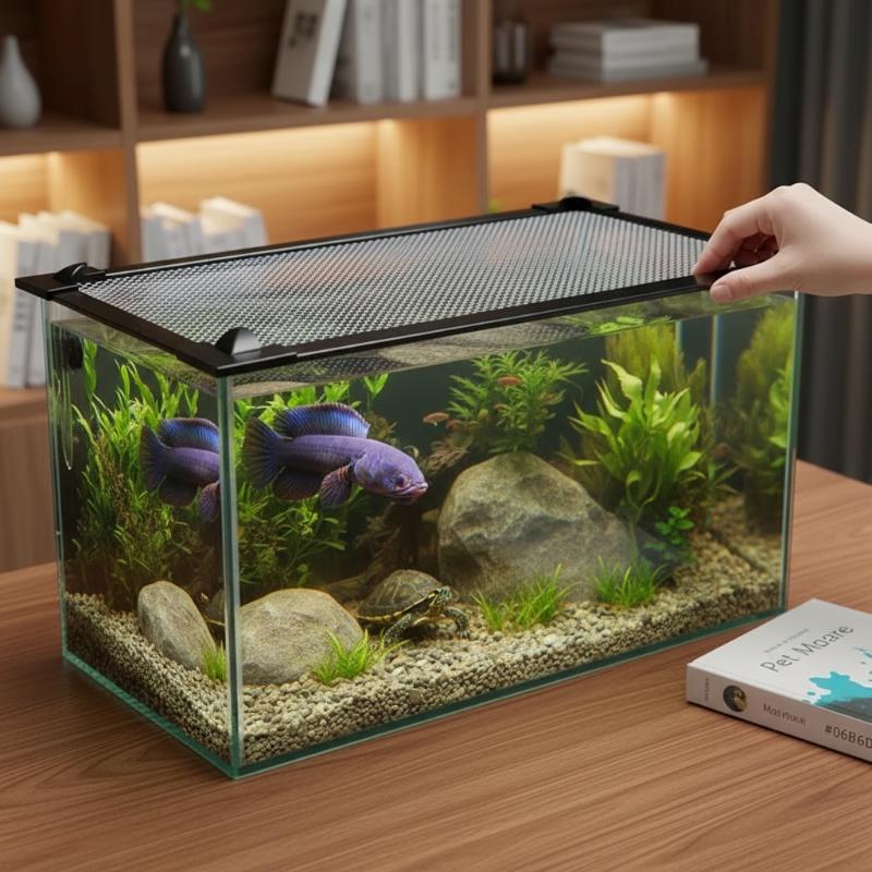 Cubierta Magnética Antiescapad - Aquarium Fish Jump Guard reseña y precio